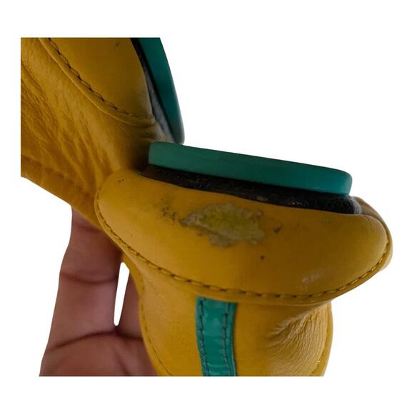 Tieks by Gavrieli  Womens US 6 Mustard Yellow Casual Comfy Ballet  Leather Flats - Picture 7 of 14